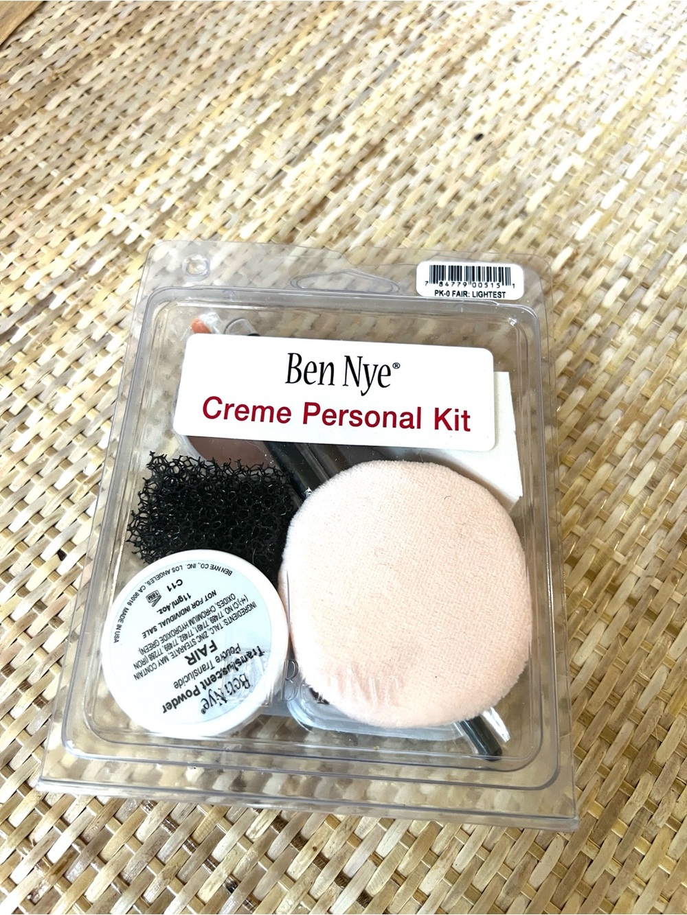 Ben Nye Crème Personal Care Makeup Kit -Fair Lightest PK-0 Theater Perform - NEW